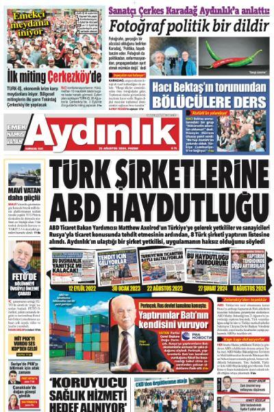 Aydınlık E-Arşivi - 2020-07-11