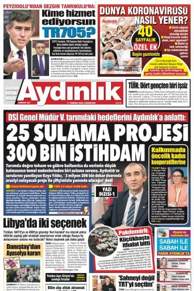 Aydınlık E-Arşivi - 2020-07-11